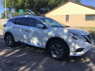 2015 Nissan Murano SV with VIN 5N1AZ2MG2FN246715, listed as a Copart auction lot 76194284 with 114,521 mi miles and Salvage title. Bid and sale history available at DreamBid. Image 1.