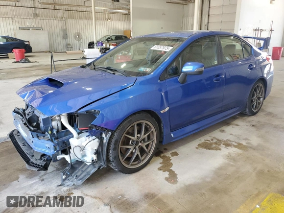 2016 Subaru WRX STI Limited with VIN JF1VA2Y68G9827165, listed as a Copart auction lot 61357975 with 118,565 mi miles and Salvage title. Bid and sale history available at DreamBid. Image 1.