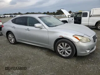 2011 Infiniti M37 with VIN JN1BY1AR4BM373982, listed as a Copart auction lot 80486364 with 165,904 mi miles and Salvage Title. Bid and sale history available at carsss.com. Image 4.
