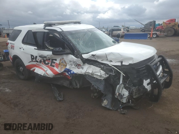 2018 Ford Police Interceptor Utility с VIN 1FM5K8AR6JGA92022, выставлен на аукционе Copart как лот 52027925 с пробегом 63 493 миль миль и Списание • Salvage title. История ставок и продаж доступна на DreamBid. Изображение 4.