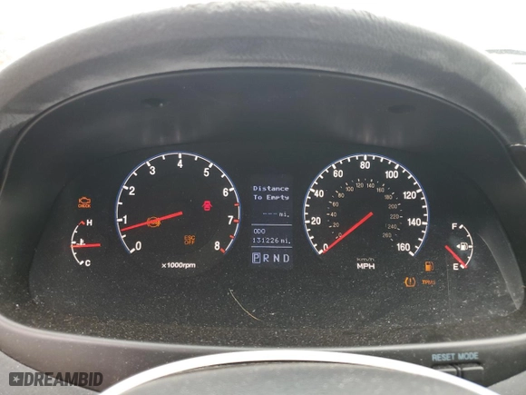 2011 Hyundai Azera GLS with VIN KMHFC4DD1BA540567, listed as a Copart auction lot 51870535 with 131,226 mi miles and Non Repairable. Bid and sale history available at carsss.com. Image 9.