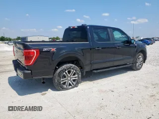 2021 Ford F-150 XL with VIN 1FTEW1EP9MFB94496, listed as a Copart auction lot 59283315 with 30,753 mi miles and Salvage title. Bid and sale history available at DreamBid. Image 3.