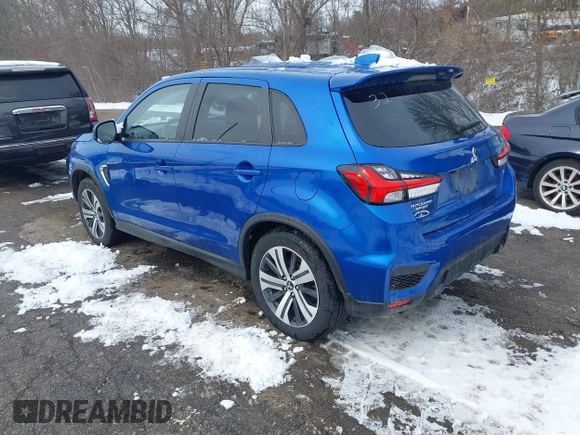 2022 Mitsubishi Outlander Sport ES with VIN JA4ARUAU3NU010938, listed as a IAAI auction lot 41478045 with 24,357 mi miles. Bid and sale history available at carsss.com. Image 3.