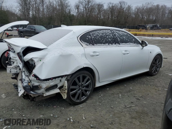 2015 Lexus GS 350 with VIN JTHCE1BL6FA007712, listed as a Copart auction lot 44289504 with 71,337 mi miles. Bid and sale history available at carsss.com. Image 3.