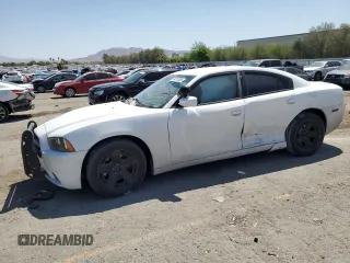 2013 Dodge Charger Police z VIN 2C3CDXAT1DH608036, wystawiony jako Copart lot #54718095 z przebiegiem 115 827 mil mil oraz Szkoda całkowita • Salvage title. Historia ofert i sprzedaży dostępna na DreamBid. Obrazek 1.