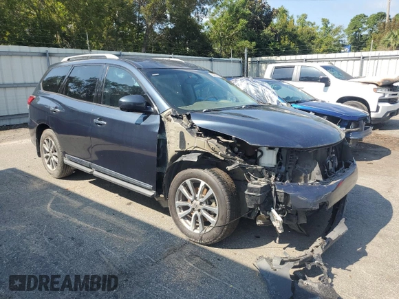 2015 Nissan Pathfinder S with VIN 5N1AR2MN9FC699014, listed as a Copart auction lot 64360664 with 146,005 mi miles and Salvage Title. Bid and sale history available at carsss.com. Image 4.