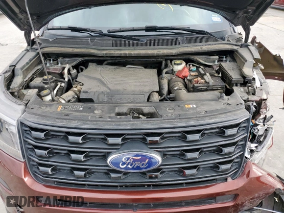 2016 Ford Explorer Sport with VIN 1FM5K8GT6GGC73343, listed as a Copart auction lot 54788645 with 103,097 mi miles and Salvage Title. Bid and sale history available at DreamBid. Image 12.