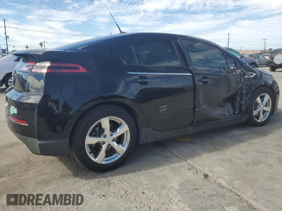 2013 Chevrolet Volt with VIN 1G1RH6E43DU100972, listed as a Copart auction lot 46146055 with 161,257 mi miles and Salvage Title. Bid and sale history available at carsss.com. Image 3.