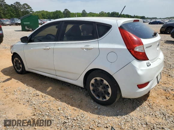 2017 Hyundai Accent SE with VIN KMHCT5AE8HU334420, listed as a Copart auction lot 52504065 with 116,906 mi miles and Non Repairable. Bid and sale history available at DreamBid. Image 2.