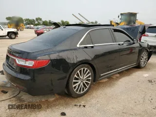 2017 Lincoln Continental with VIN 1LN6L9TP7H5611796, listed as a Copart auction lot 58538815 with 115,530 mi miles and Salvage title. Bid and sale history available at DreamBid. Image 3.