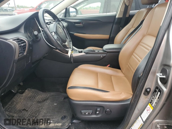 2015 Lexus NX 200t z VIN JTJYARBZ6F2010204, wystawiony jako Copart lot #57238575 z przebiegiem 93 431 mil mil oraz Czysty tytuł • Clean title. Historia ofert i sprzedaży dostępna na DreamBid. Obrazek 7.