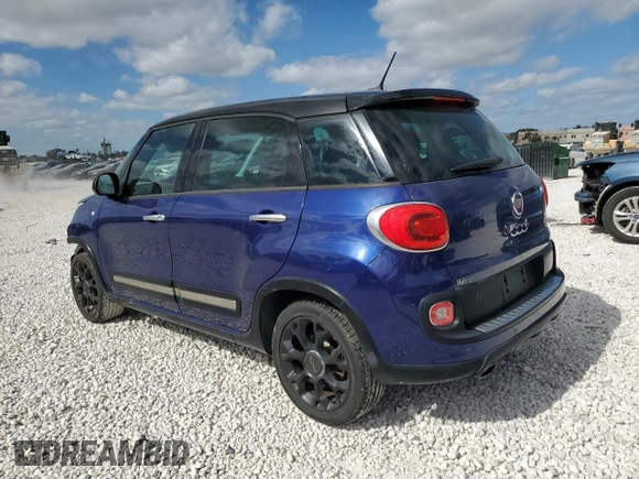2015 FIAT 500L Urbana Trekking with VIN ZFBCFADH5FZ032080, listed as a Copart auction lot 88035415 with 88,082 mi miles and Salvage Title. Bid and sale history available at DreamBid. Image 2.