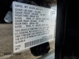 2017 Audi Q7 Premium с VIN WA1AHAF77HD044017, выставлен на аукционе Copart как лот 62367705 с пробегом 54 575 миль миль и Списание • Salvage title. История ставок и продаж доступна на DreamBid. Изображение 13.