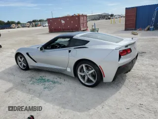 2015 Chevrolet Corvette 1LT with VIN 1G1YB2D71F5118630, listed as a Copart auction lot 81344444 with 65,722 mi miles and Salvage Title. Bid and sale history available at carsss.com. Image 2.