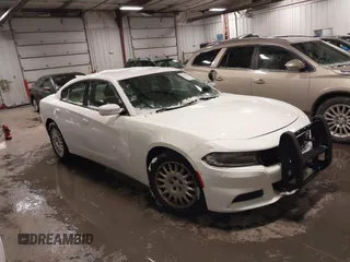 2018 Dodge Charger Police with VIN 2C3CDXKT9JH148277, listed as a IAAI auction lot 41229906 with 114,596 mi miles and . Bid and sale history available at carsss.com. Image 1.