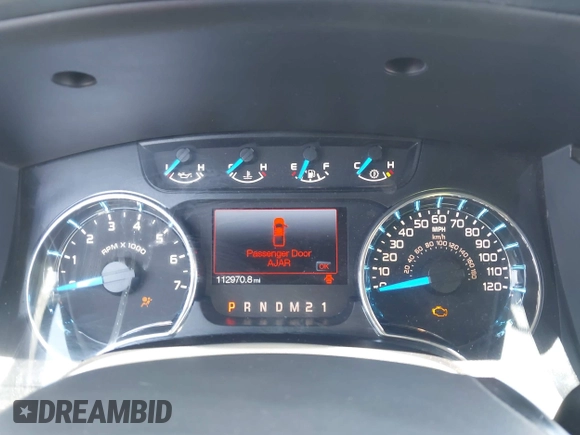 2013 Ford F-150 XL with VIN 1FTFW1CF2DKF20421, listed as a IAAI auction lot 42410211 with 112,970 mi miles and . Bid and sale history available at DreamBid. Image 7.