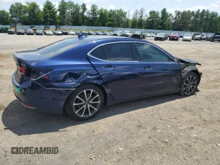 2015 Acura TLX Technology with VIN 19UUB2F55FA020498, listed as a Copart auction lot 61616285 with 124,970 mi miles and Salvage title. Bid and sale history available at DreamBid. Image 3.