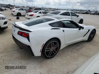 2015 Chevrolet Corvette Z51 2LT with VIN 1G1YK2D73F5102073, listed as a Copart auction lot 73709434 with 0 mi miles and Salvage Title. Bid and sale history available at carsss.com. Image 3.