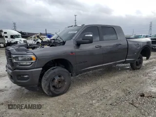 2024 Ram 3500 Laramie with VIN 3C63RRML8RG220255, listed as a Copart auction lot 85266064 with 4,901 mi miles and Salvage Title. Bid and sale history available at carsss.com. Image 1.