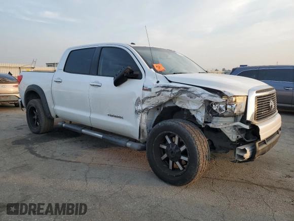2013 Toyota Tundra Limited with VIN 5TFFY5F10DX146184, listed as a Copart auction lot 83433164 with 156,559 mi miles and Salvage title. Bid and sale history available at DreamBid. Image 4.
