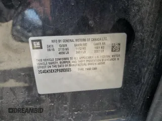 2015 Buick Regal with VIN 2G4GK5EX2F9283023, listed as a Copart auction lot 49125185 with 163,436 mi miles and Salvage Title. Bid and sale history available at carsss.com. Image 14.
