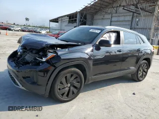 2024 Volkswagen Atlas SE z VIN 1V2WE2CA9RC222252, wystawiony jako Copart lot #86836214 z przebiegiem 15 476 mil mil oraz Szkoda całkowita • Salvage title. Historia ofert i sprzedaży dostępna na DreamBid. Obrazek 1.