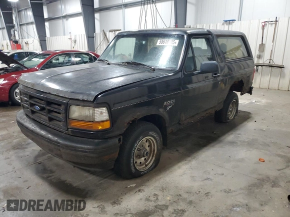 1996 Ford Bronco XL с VIN 1FMEU15N5TLB27829, выставлен на аукционе Copart как лот 58618705 с пробегом Не указан миль и Чистый • Clean title. История ставок и продаж доступна на DreamBid. Изображение 1.