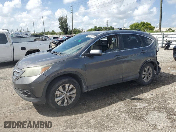 2014 Honda CR-V EX-L with VIN 2HKRM4H70EH619079, listed as a Copart auction lot 49488045 with 182,896 mi miles and Non Repairable. Bid and sale history available at carsss.com. Image 1.