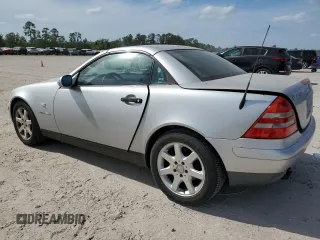 1998 Mercedes-Benz SLK-Class with VIN WDBKK47F7WF055151, listed as a Copart auction lot 53547665 with 49,576 mi miles and Clean Title. Bid and sale history available at carsss.com. Image 2.
