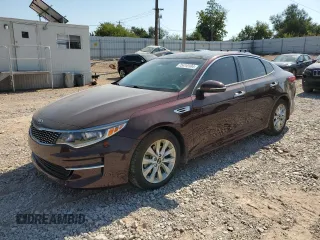 2018 Kia Optima EX with VIN 5XXGU4L33JG261171, listed as a Copart auction lot 75410104 with 66,357 mi miles and Salvage Title. Bid and sale history available at carsss.com. Image 1.