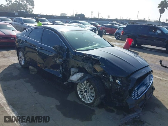 2013 Ford Fusion SE Hybrid with VIN 3FA6P0LU4DR325699, listed as a IAAI auction lot 41677237 with 129,004 mi miles. Bid and sale history available at carsss.com. Image 1.