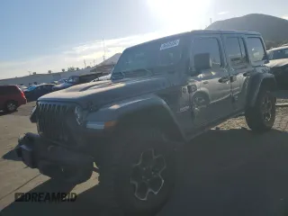 2020 Jeep Wrangler Unlimited Recon with VIN 1C4HJXFN5LW304700, listed as a Copart auction lot 86005334 with 32,786 mi miles and Salvage title. Bid and sale history available at DreamBid. Image 1.