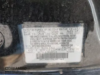 2022 Nissan Versa S z VIN 3N1CN8DV2NL827465, wystawiony jako IAAI lot #41693112 z przebiegiem 43 918 mil mil oraz . Historia ofert i sprzedaży dostępna na DreamBid. Obrazek 9.