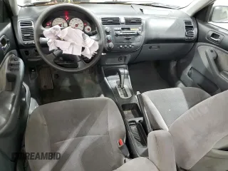 2002 Honda Civic LX with VIN 2HGES16552H543711, listed as a Copart auction lot 52592845 with 141,077 mi miles and Salvage Title. Bid and sale history available at carsss.com. Image 8.