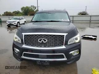 2016 Infiniti QX80 with VIN JN8AZ2NE4G9121795, listed as a Copart auction lot 69585904 with 158,465 mi miles and Salvage Title. Bid and sale history available at carsss.com. Image 5.