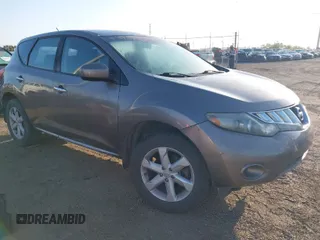 2009 Nissan Murano SL with VIN JN8AZ18U99W021337, listed as a IAAI auction lot 41775367 with 249,458 mi miles. Bid and sale history available at carsss.com. Image 1.
