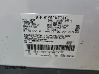 2017 Ford Explorer Platinum с VIN 1FM5K8HT2HGA66951, выставлен на аукционе Copart как лот 61423675 с пробегом 205 686 миль миль и Списание • Salvage title. История ставок и продаж доступна на DreamBid. Изображение 13.