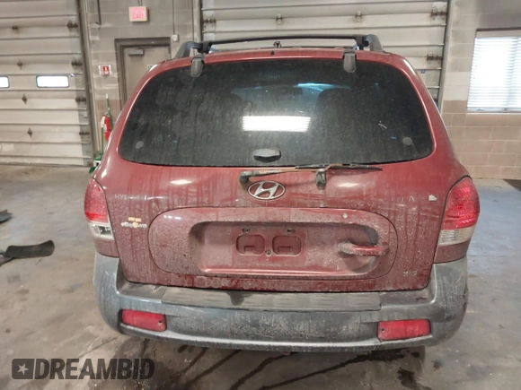2005 Hyundai Santa Fe GLS with VIN KM8SC73EX5U935778, listed as a IAAI auction lot 41401893 with 248,365 mi miles. Bid and sale history available at carsss.com. Image 16.