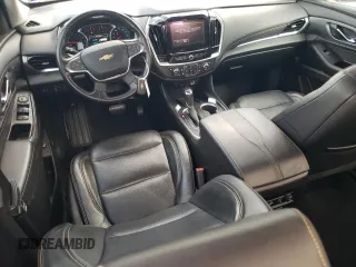 2019 Chevrolet Traverse Premier with VIN 1GNERKKW8KJ249322, listed as a Copart auction lot 43917545 with 104,758 mi miles and Salvage Title. Bid and sale history available at carsss.com. Image 8.