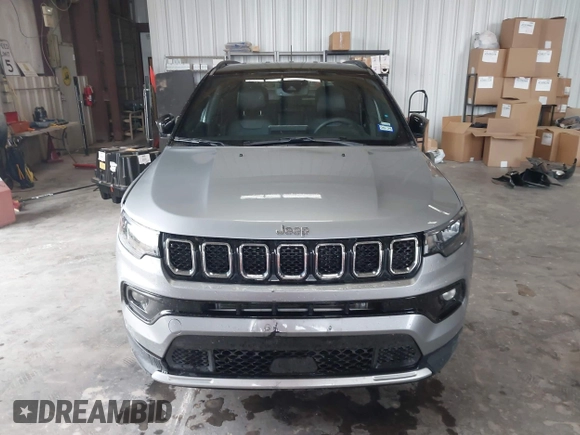 2023 Jeep Compass (RED) Edition with VIN 3C4NJDCN2PT567373, listed as a IAAI auction lot 42605313 with 49,610 mi miles and . Bid and sale history available at DreamBid. Image 12.
