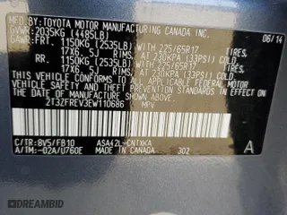 2014 Toyota RAV4 LE with VIN 2T3ZFREV3EW110686, listed as a Copart auction lot 50633895 with 172,494 mi miles and Salvage Title. Bid and sale history available at carsss.com. Image 13.