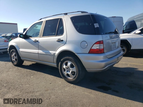2002 Mercedes-Benz M-Class with VIN 4JGAB54E62A297849, listed as a Copart auction lot 83912114 with 240,479 mi miles and Salvage Title. Bid and sale history available at carsss.com. Image 2.