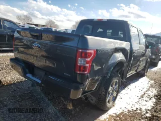 2018 Ford F-150 XL with VIN 1FTEW1EG9JKF38573, listed as a Copart auction lot 43364865 with 82,392 mi miles and Salvage Title. Bid and sale history available at DreamBid. Image 3.