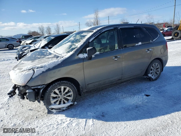 2012 Kia Rondo LX with VIN KNAHG8A86C7411722, listed as a Copart auction lot 42237665 with 136,538 mi miles and Salvage Title. Bid and sale history available at carsss.com. Image 1.