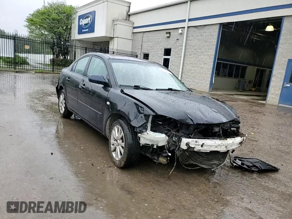 2008 Mazda 3 i Touring with VIN JM1BK32F281796374, listed as a Copart auction lot 52817735 with 216,432 mi miles and Salvage Title. Bid and sale history available at carsss.com. Image 10.