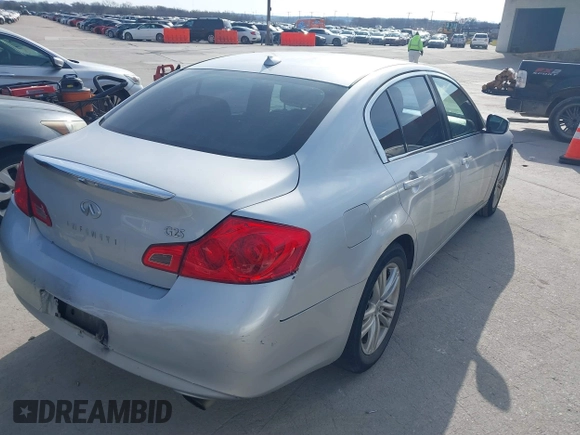 2011 Infiniti G25 Journey с VIN JN1DV6AP8BM603648, выставлен на аукционе IAAI как лот 41588304 с пробегом 209 178 миль миль и . История ставок и продаж доступна на DreamBid. Изображение 4.