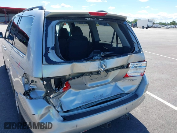 2005 Honda Odyssey EX with VIN 5FNRL38435B417211, listed as a IAAI auction lot 41943118 with 231,081 mi miles. Bid and sale history available at carsss.com. Image 6.