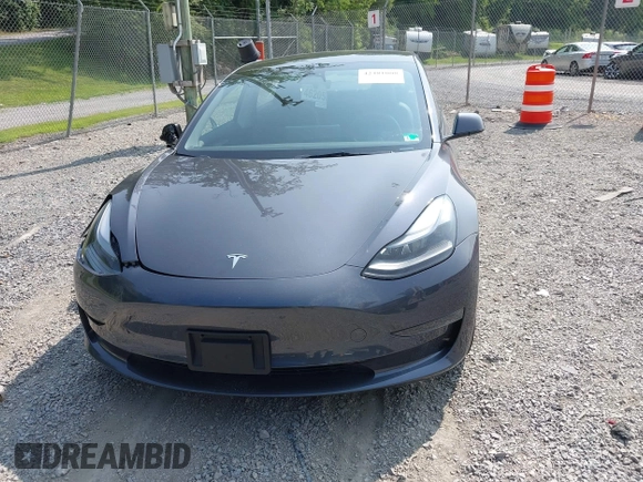 2023 Tesla Model 3 with VIN 5YJ3E1EA2PF566047, listed as a IAAI auction lot 42481008 with 21,143 mi miles and . Bid and sale history available at DreamBid. Image 12.