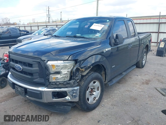 2016 Ford F-150 XL with VIN 1FTEX1CP7GKE43471, listed as a IAAI auction lot 41453693 with 174,317 mi miles and . Bid and sale history available at carsss.com. Image 2.