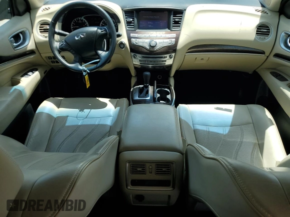 2015 Infiniti QX60 with VIN 5N1AL0MN6FC545785, listed as a Copart auction lot 54562935 with 80,891 mi miles and Salvage Title. Bid and sale history available at DreamBid. Image 8.